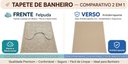 Ver imagem 3 de Jogo de Tapetes para Banheiro 2 Peças Genebra Attuale Corttex.