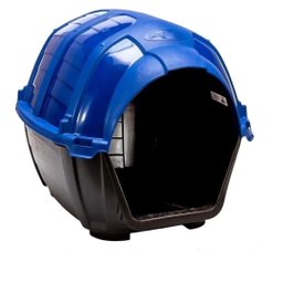 Casinha Para Cães Stone House Plast Pet - Azul - 1
