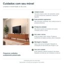 Ver imagem 4 de Rack Arco 268 cm Porta Lisa Incolar Cedro