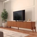 Ver imagem 1 de Rack Arco 268 cm Porta Lisa Incolar Cedro