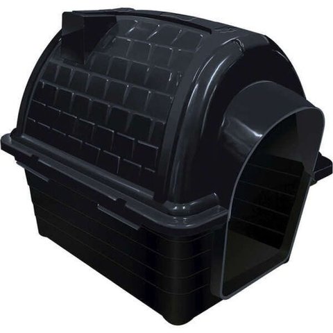 Casinha Iglu para Cães Furacão Pet Preto
