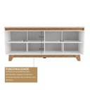 Ver imagem 5 de Buffet 4 Portas com Prateleiras Internas e Design Moderno Serena