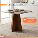 Ver imagem 7 de Conjunto Sala de Jantar Mesa 1,20m Moove 4 Cadeiras Linda