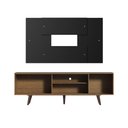 Ver imagem 7 de Rack Madesa Dubai com Pés e Painel para Tv até 58 Polegadas - Rustic/preto 7kd8