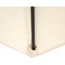 Ombrelone Grande com Base Lateral Manivela 3 Metros Aço Bege - 5