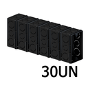 Ver imagem 4 de Kit 30un Caixa 4x2 Tigre Preto