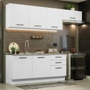 Ver imagem 1 de Armário de Cozinha Completa 260cm Branco Agata Madesa 02