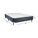 Ver imagem 2 de Cama para Box Casal Silver Star 138x188 Castor