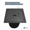 Ver imagem 1 de LIXEIRA DE EMBUTIR EM ACO INOX COM ACABAMENTO ESCOVADO PRETA - TUBRAX LAC0002-C