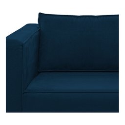 Sofá 2 Lugares Europa Suede Azul Marinho Doce Sonho Móveis - 6