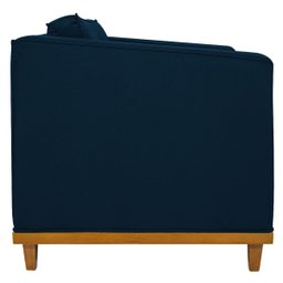 Sofá 2 Lugares Europa Suede Azul Marinho Doce Sonho Móveis - 5