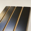 Ver imagem 3 de 50Placas Ripadas Pretas 45/11cm