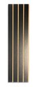 Ver imagem 4 de 50Placas Ripadas Pretas 45/11cm