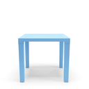 Ver imagem 2 de Mesa Multiuso Quadrada Plástica 80 Cm Niala Plaxmetal Azul Celeste