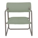 Ver imagem 6 de Poltrona Detroit Base Titânio Bouclé Verde Claro - Nexta Casa