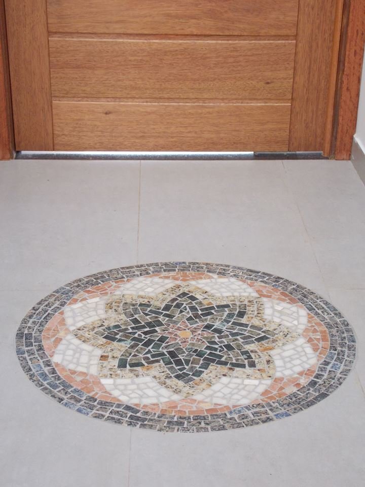 Mandala Indiana Piso Mosaico Ii 80cm - 2