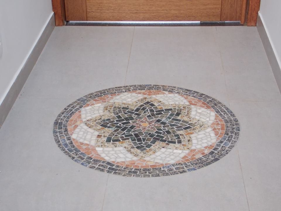 Mandala Indiana Piso Mosaico Ii 80cm - 4