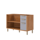 Ver imagem 2 de Balcão de Cozinha Eloise 2 Portas e 3 Gavetas 120cm 100% Mdf