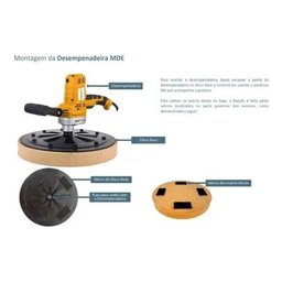 Desempenadeira De Reboco Mde 127v 1200w Menegotti - 2