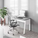 Ver imagem 1 de Plataforma Individual Trabalho Escritório com Caixa de Tomadas F5 Office 150cm Industrial Cinza Sagrado e Branco