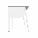 Ver imagem 6 de Plataforma Individual Trabalho Escritório com Caixa de Tomadas F5 Office 150cm Industrial Cinza Sagrado e Branco