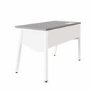 Ver imagem 5 de Plataforma Individual Trabalho Escritório com Caixa de Tomadas F5 Office 150cm Industrial Cinza Sagrado e Branco