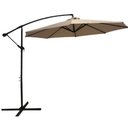Ver imagem 1 de GUARDA SOL OMBRELONE COM BASE JARDIM PISCINA GIGANTE ARTICULADO MANIVELA GRANDE 3 METROS PREMIUM