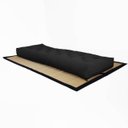 Ver imagem 4 de Futon Solteiro Dobrável Oriental Confort Plus Preto Acquablock