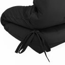Ver imagem 6 de Futon Solteiro Dobrável Oriental Confort Plus Preto Acquablock