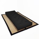 Ver imagem 2 de Futon Solteiro Dobrável Oriental Confort Plus Preto Acquablock