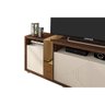 Rack para TV Columbus até 75 Polegadas c/ 4 Portas e 2 Nichos Havana/Off White - Caemmun - 4