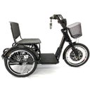 Ver imagem 3 de Triciclo Elétrico Fox 800w Freio-disco e Ré Preto - Duos Bike