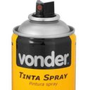Ver imagem 3 de Tinta Spray Acrílica Alta Temperatura Alumínio 350ml/250g Vonder