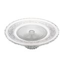 Ver imagem 1 de Prato para Bolo de Vidro com Pé Angel 30cm X 30cm X 10cm - Lyor