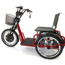 Ver imagem 3 de Triciclo Elétrico Duos Fox 800w 13ah Lithium - Vermelho - Duos Bike