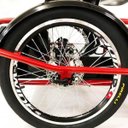 Ver imagem 3 de Triciclo Elétrico 800w Freio a Disco com Ré Farol e Alarme Fox Vermelho - Duos Bike