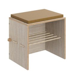 Banco Com Futon Cordel - Compensato - Be Mobiliario - 2 Banco Com Futon Cordel - Compensato - Be Mobiliario - 2