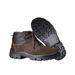 Botina Kadesh Nobuck Marrom N39 Ca 17017 - 4