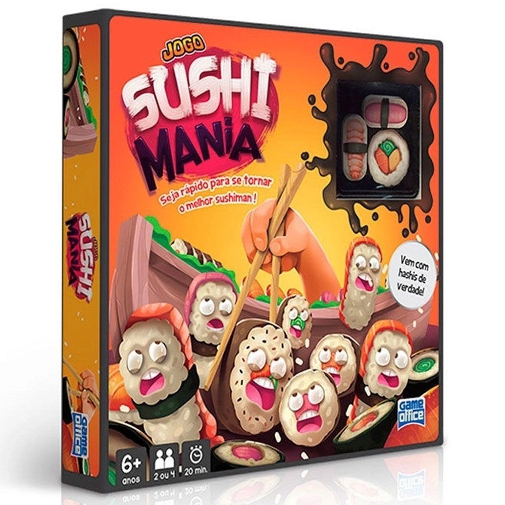 Jogo Sushi Mania Com Hashis De Verdade Game Ofice Toyster