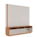 Ver imagem 2 de Estante Home Theater Jordão com Mesa de Centro Jeri Off White Freijó e Aparador Riviera Freijó – Col
