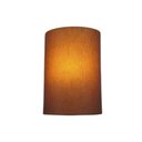 Ver imagem 1 de Arandela Meia Cana Retro Vivare Md-2003 Cúpula em Tecido 25/18x10cm - Bivolt - Palha - 110V/220V