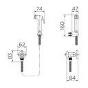 Ver imagem 4 de Ducha Higiênica Docol Nova Invicta 1523806 com Registro Branca