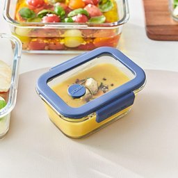 Conjunto de Potes de Vidro Hermético Retangular - Bomba Manual de Sucção a Vácuo 5 Peças - 2