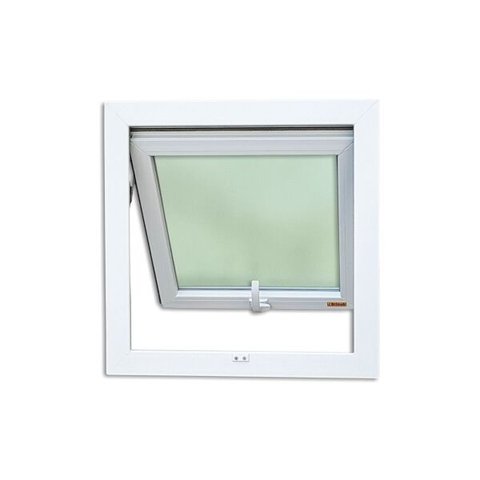 MAXIM-AR 1 FOLHA PVC C/ VIDRO MINI BOREAL BRANCO - 60X60 BRIMAK