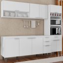 Ver imagem 1 de Armário de Cozinha Cp02 para Pia 180cm Pérola Z34 Branco - Mpozenato