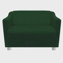 Ver imagem 1 de Namoradeira Tilla Decorativa 2 Lugares Suede Verde