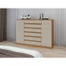 Cômoda Sapateira Vedra Amêndoa Clean Off White – Lopas - 4