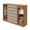 Ver imagem 3 de Cômoda Sapateira Vedra Amêndoa Clean Off White – Lopas