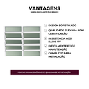 Ver imagem 3 de JANELA BASCULANTE 2 SEÇÕES 10 FOLHAS (4F+6M) C/ VIDRO MINI BOREAL BRANCO - LINHA PLUS - 100X120 BRI