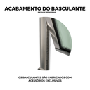 Ver imagem 5 de JANELA BASCULANTE 2 SEÇÕES 10 FOLHAS (4F+6M) C/ VIDRO MINI BOREAL BRANCO - LINHA PLUS - 100X120 BRI
